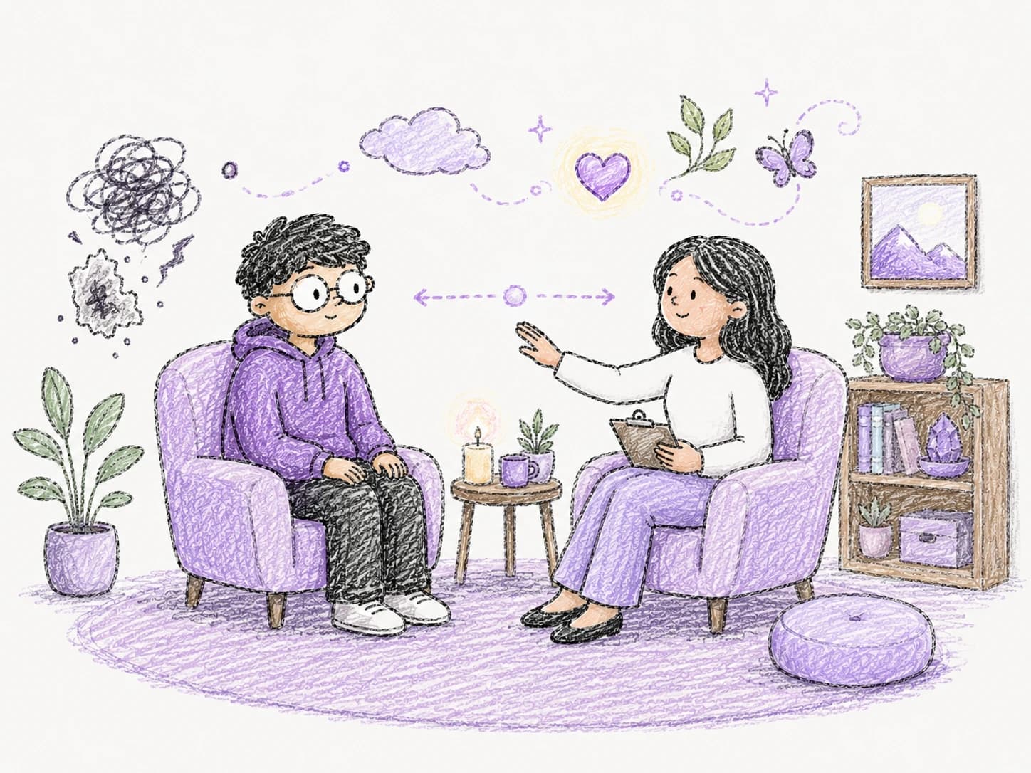 EMDR therapy illustration