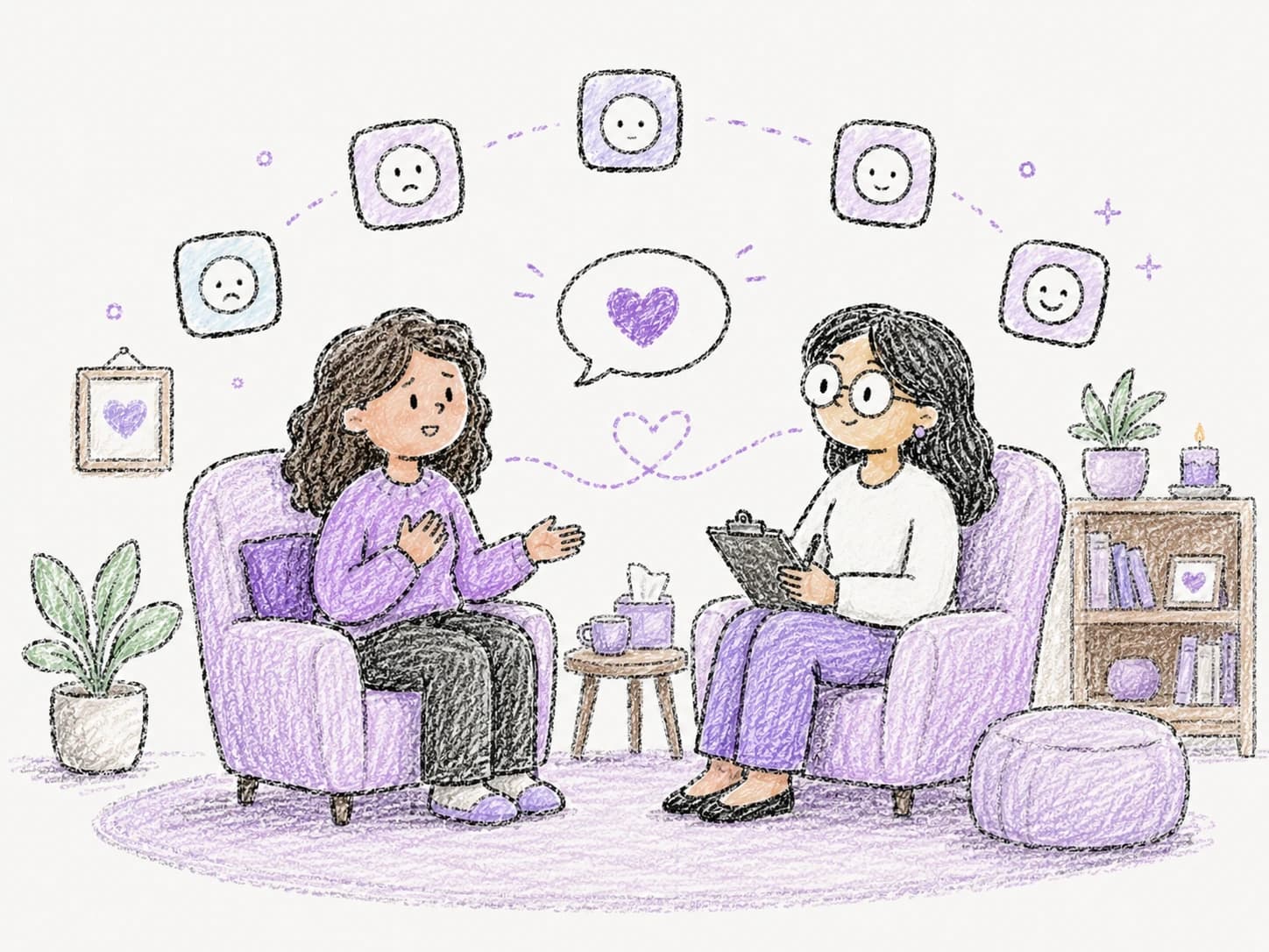 Attachment therapy illustration